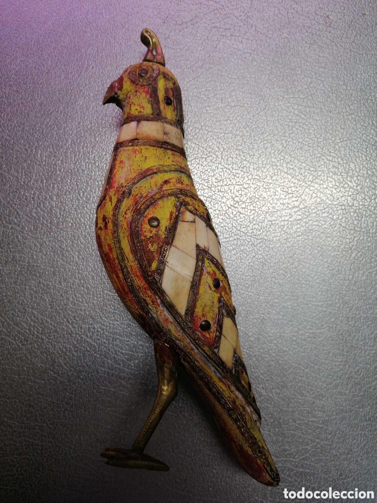 Antig&uuml;edades: P&aacute;jaro tallado - Foto 1