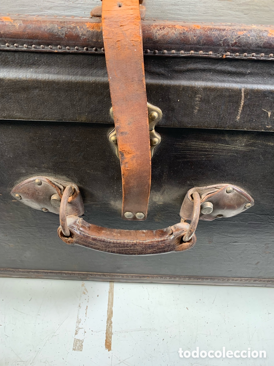 Antig&uuml;edades: 01_ Ba&uacute;l de viaje - Foto 3