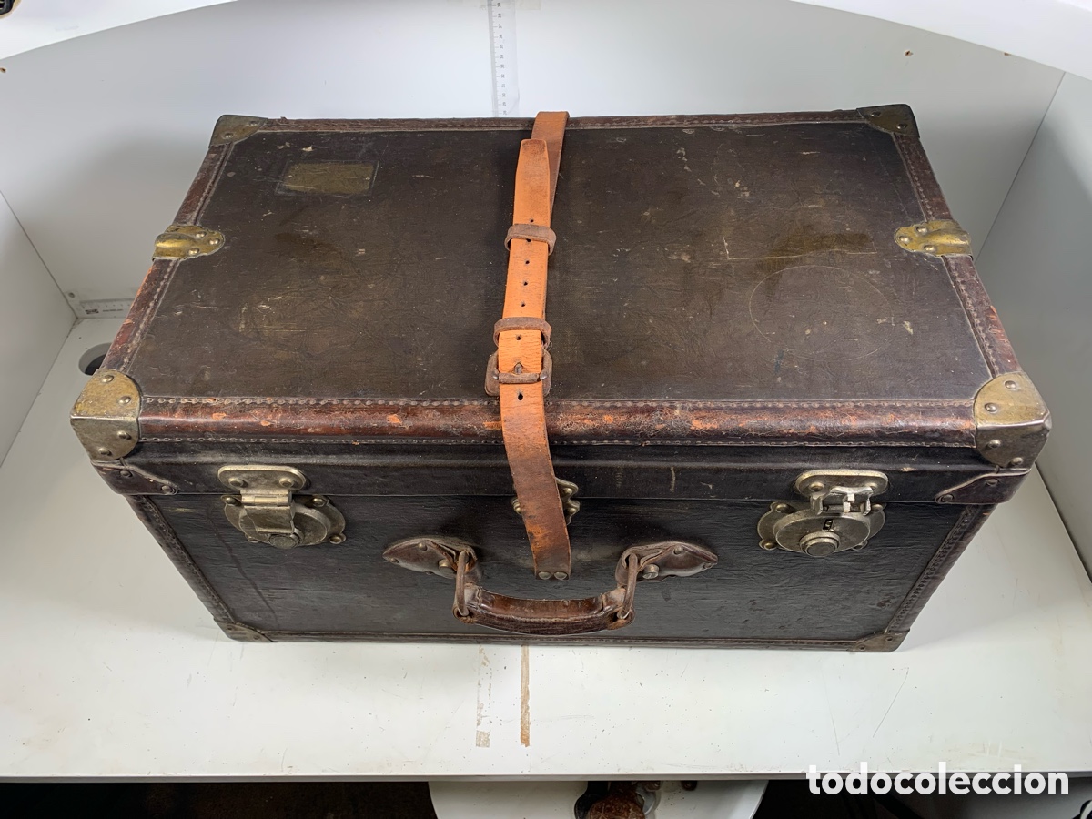 Antig&uuml;edades: 01_ Ba&uacute;l de viaje - Foto 6