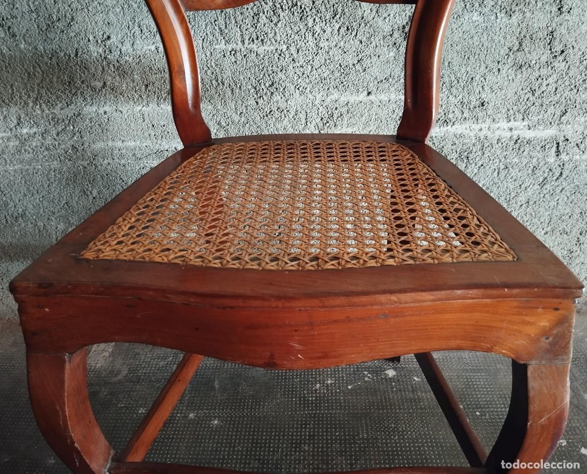 Antig&uuml;edades: SILLA DE CAOBA SIGLO XIX - Foto 3