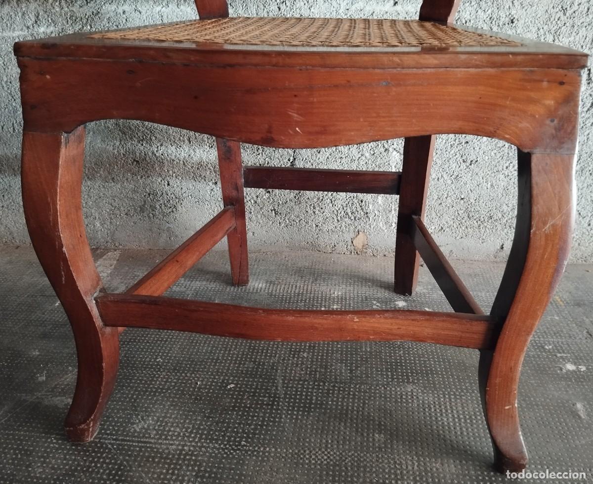 Antig&uuml;edades: SILLA DE CAOBA SIGLO XIX - Foto 4