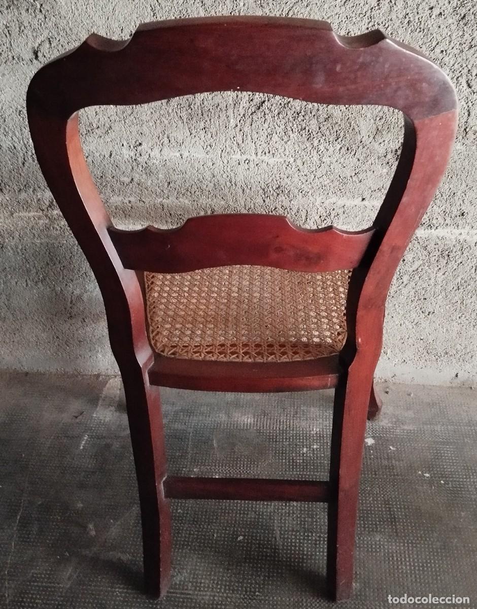 Antig&uuml;edades: SILLA DE CAOBA SIGLO XIX - Foto 8