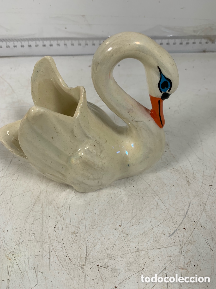 Antig&uuml;edades: 01_ Cisne cer&aacute;mica - Foto 3
