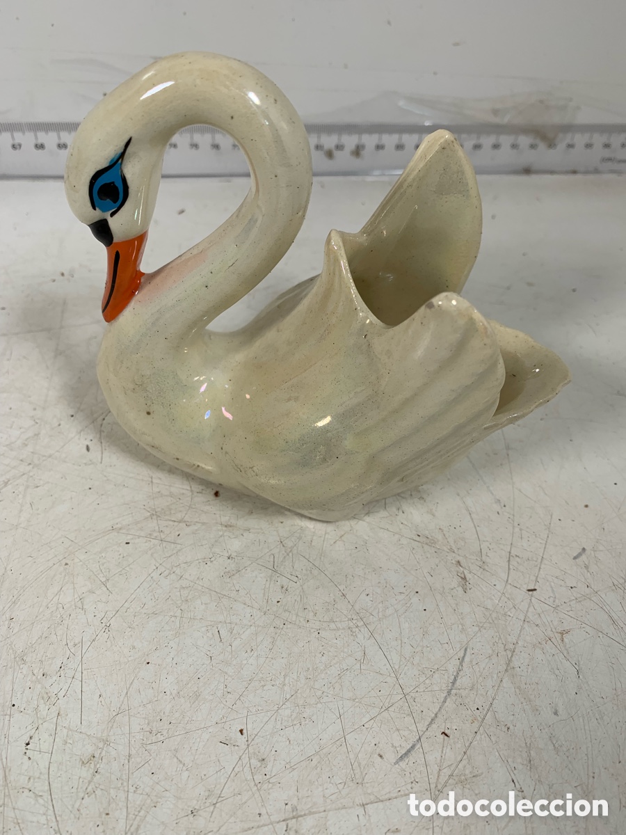 Antig&uuml;edades: 01_ Cisne cer&aacute;mica - Foto 1