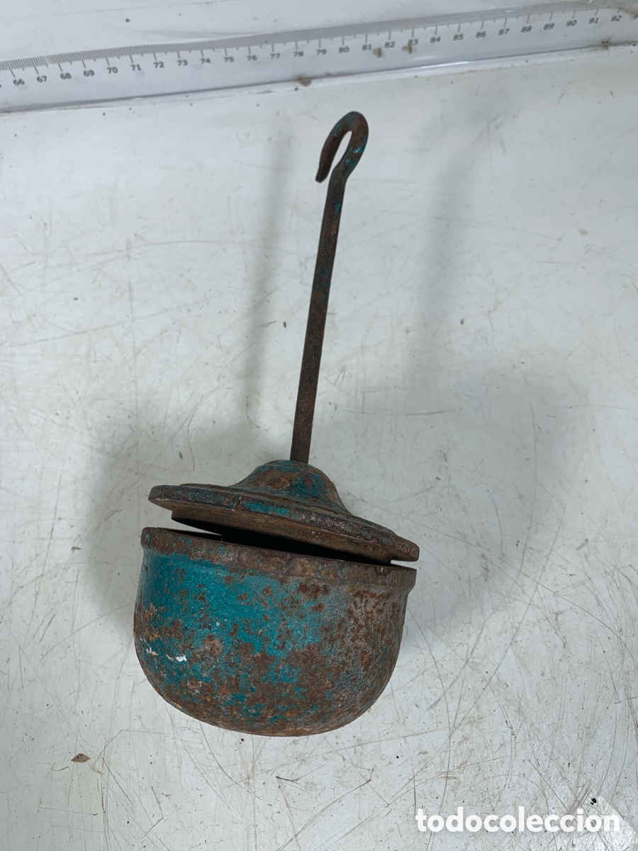 Antig&uuml;edades: 01_ pesa para l&aacute;mpara - Foto 1