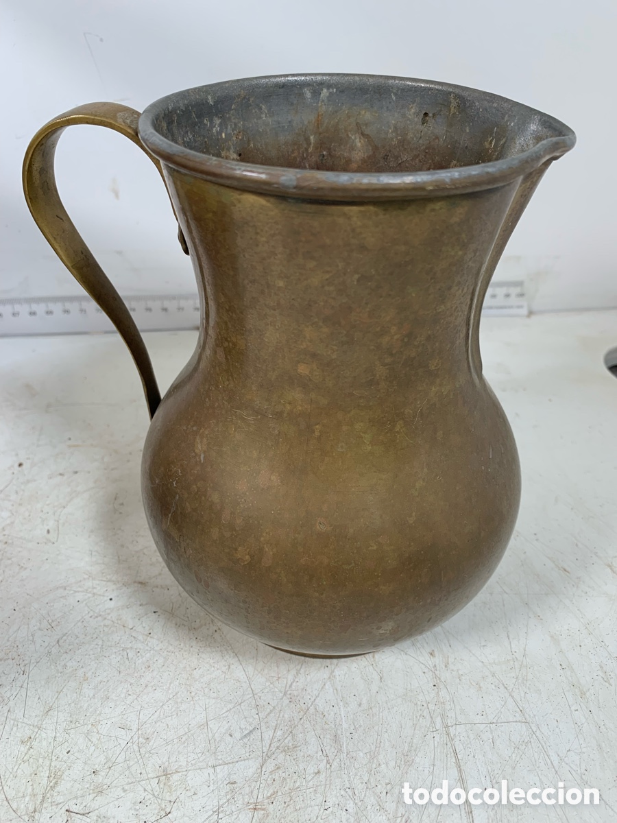 Antig&uuml;edades: 01_ Jarra de lat&oacute;n - Foto 3