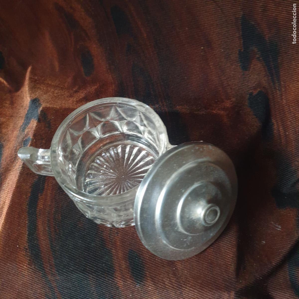 Antig&uuml;edades: ANTIGUO AZUCARERO DE CRISTAL - Foto 2