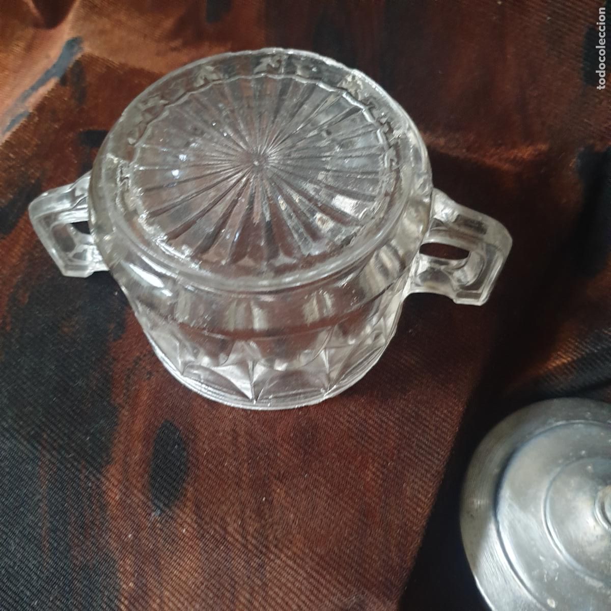 Antig&uuml;edades: ANTIGUO AZUCARERO DE CRISTAL - Foto 3