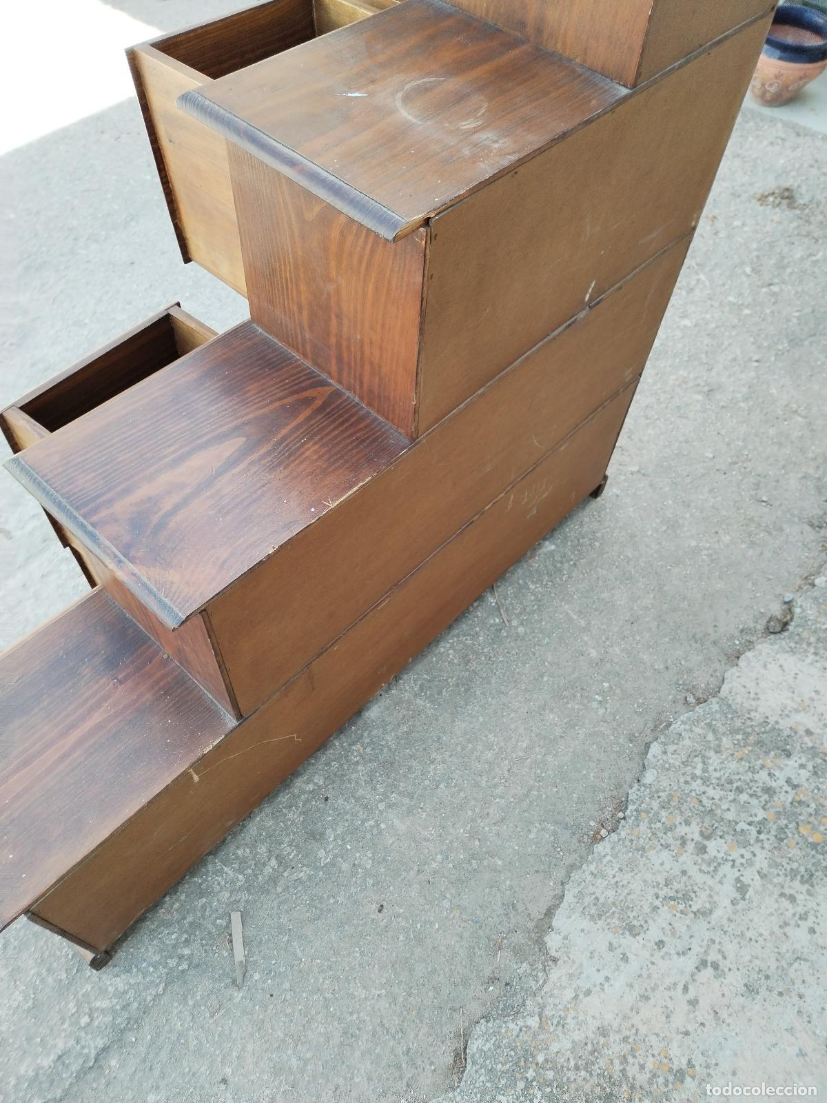 Antig&uuml;edades: mueble cajonera escalonada - Foto 6
