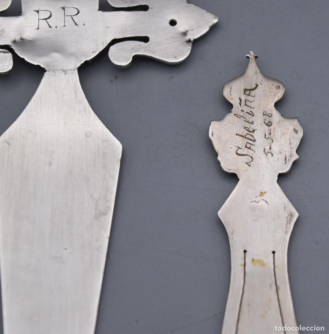 Antig&uuml;edades: Abrecartas y marcap&aacute;ginas de plata - Foto 6