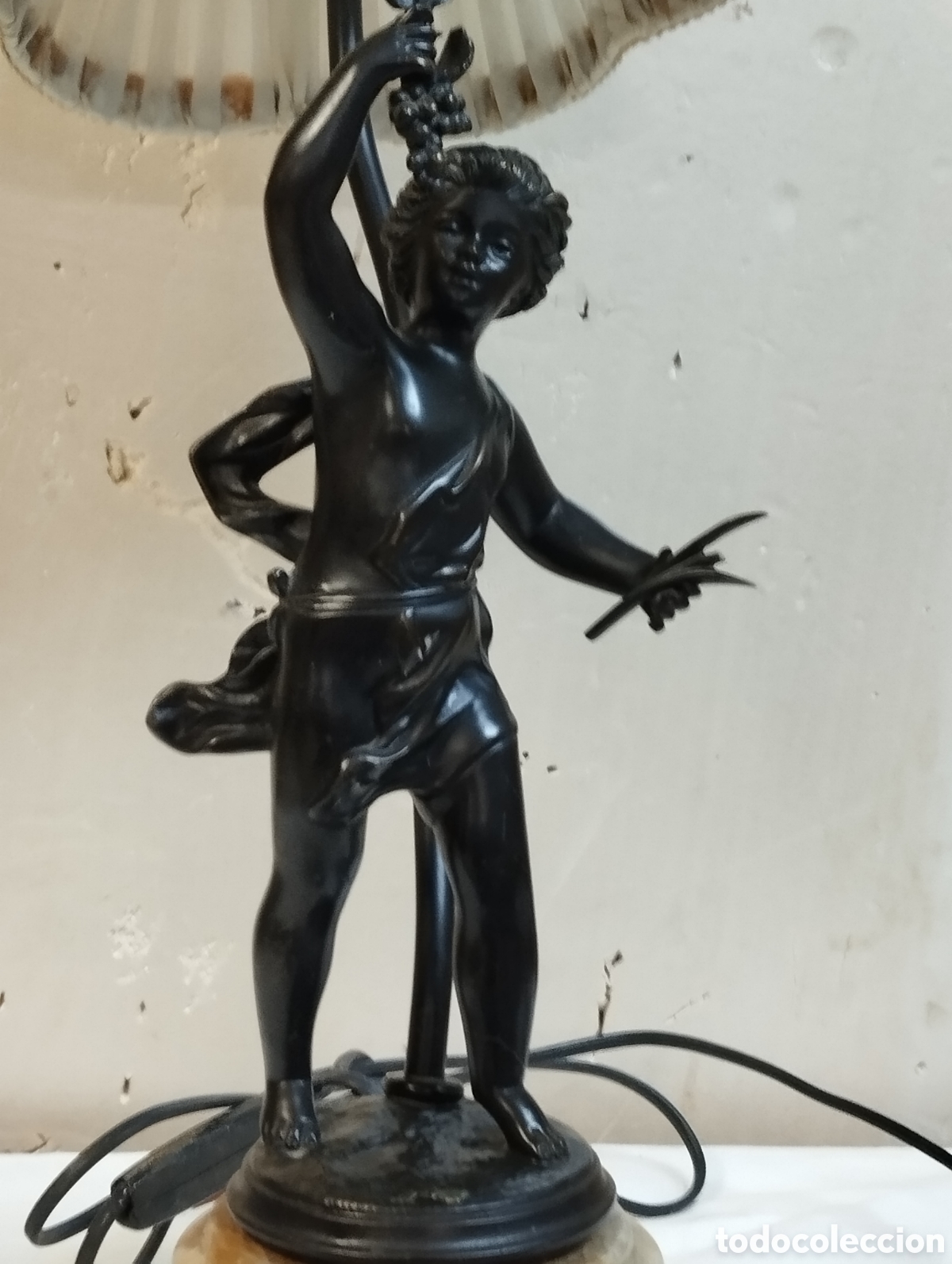 Antig&uuml;edades: L&aacute;mpara de bronce Shoer 66/90 - Foto 7
