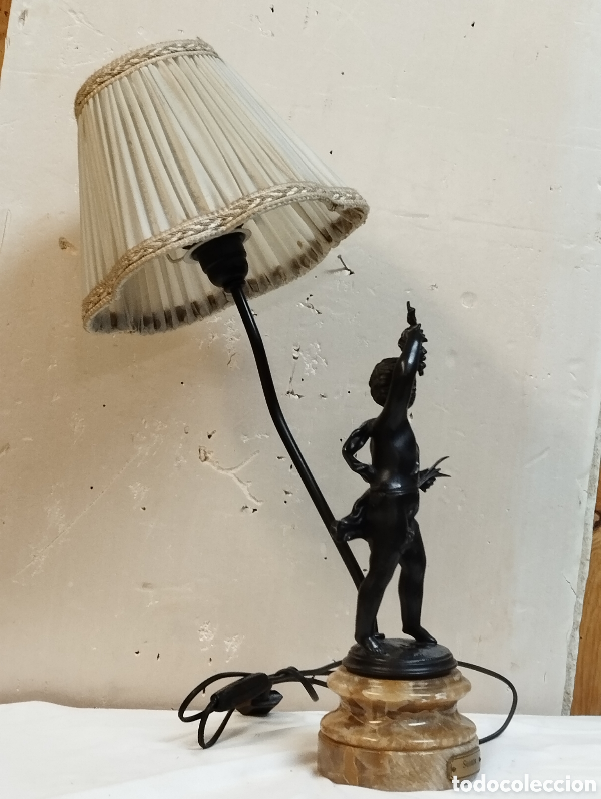 Antig&uuml;edades: L&aacute;mpara de bronce Shoer 66/90 - Foto 11