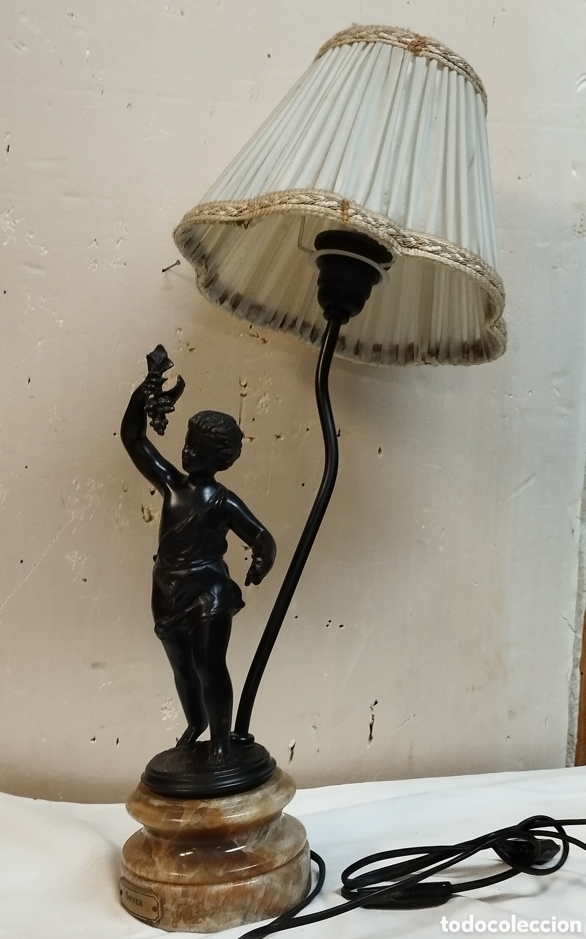 Antig&uuml;edades: L&aacute;mpara de bronce Shoer 66/90 - Foto 12