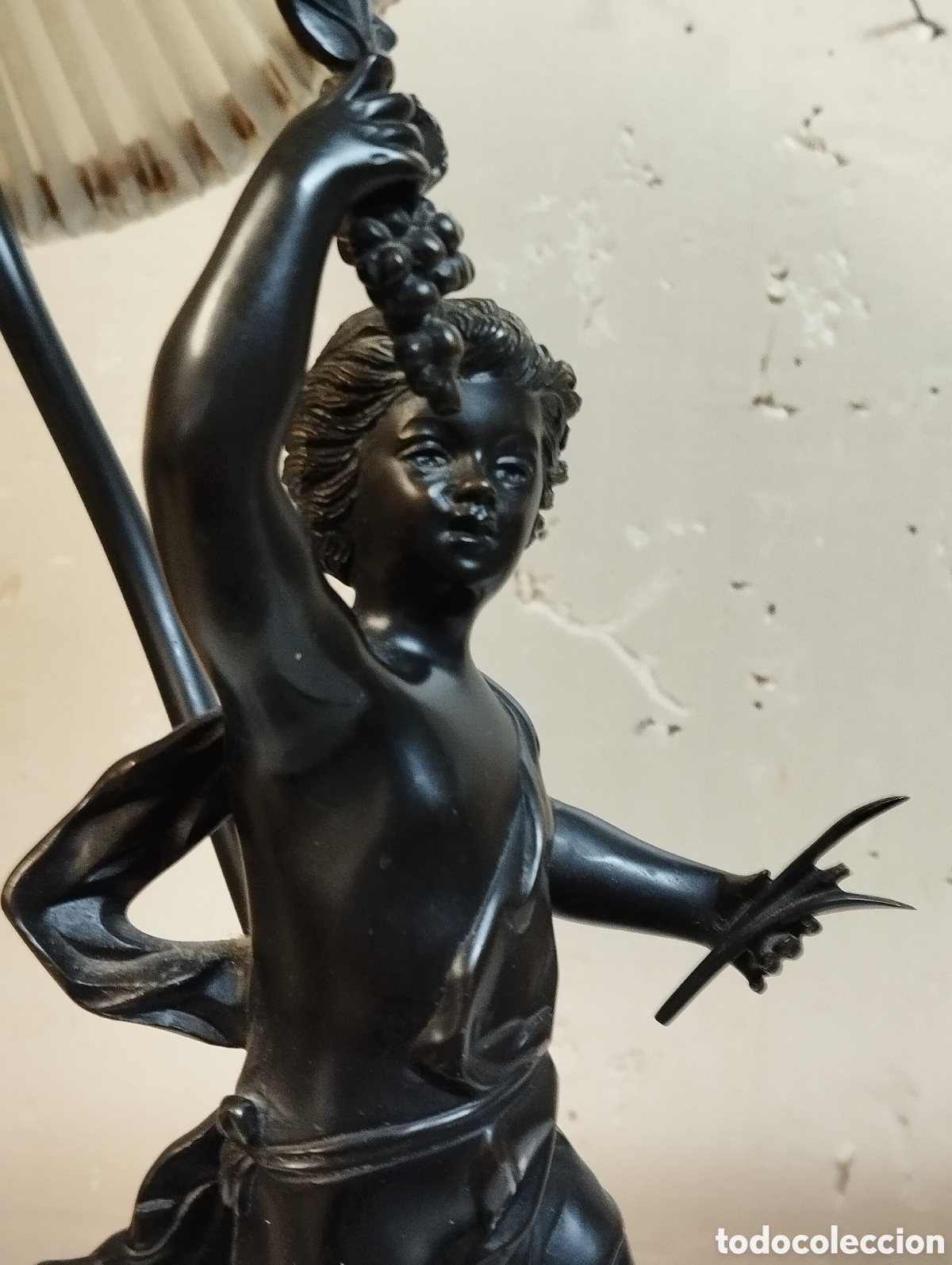 Antig&uuml;edades: L&aacute;mpara de bronce Shoer 66/90 - Foto 20