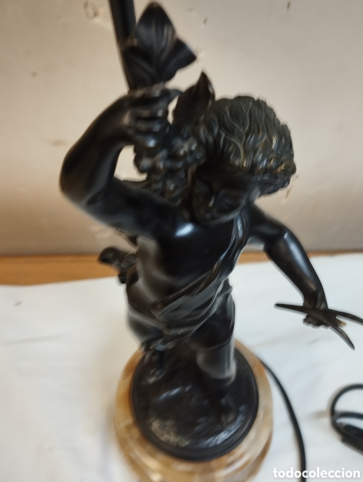 Antig&uuml;edades: L&aacute;mpara de bronce Shoer 66/90 - Foto 26