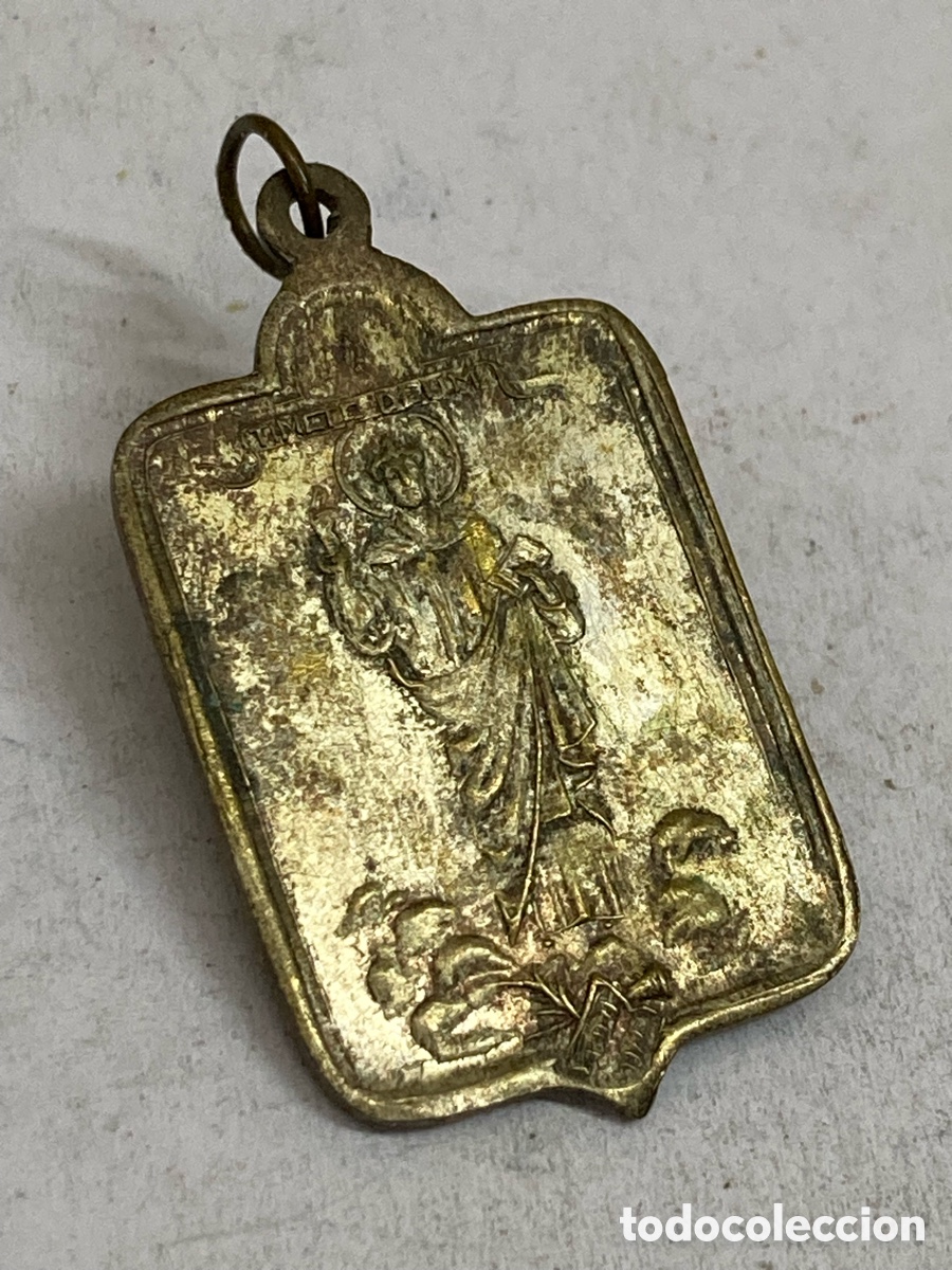 Antig&uuml;edades: Medalla de metal religiosa C223 - Foto 1