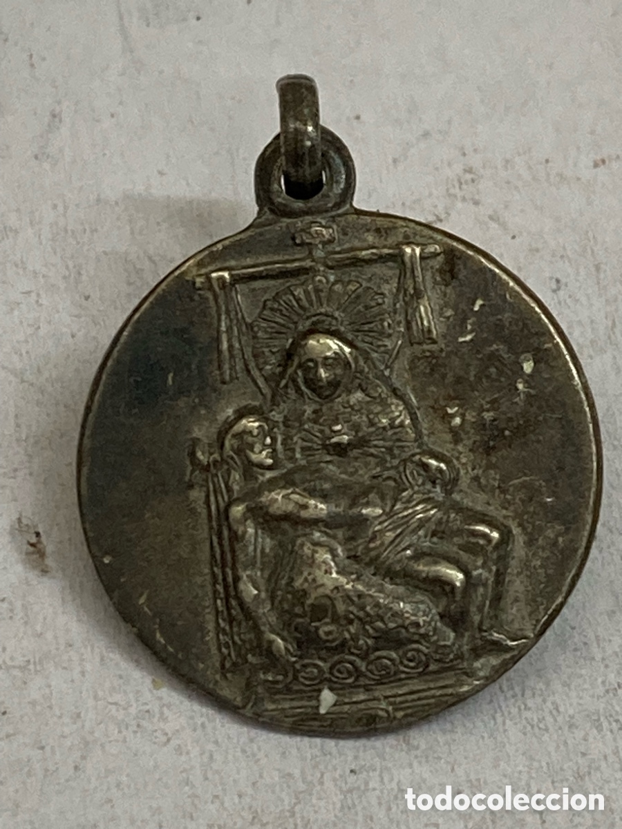Antig&uuml;edades: Medida de metal religiosa C223 - Foto 1