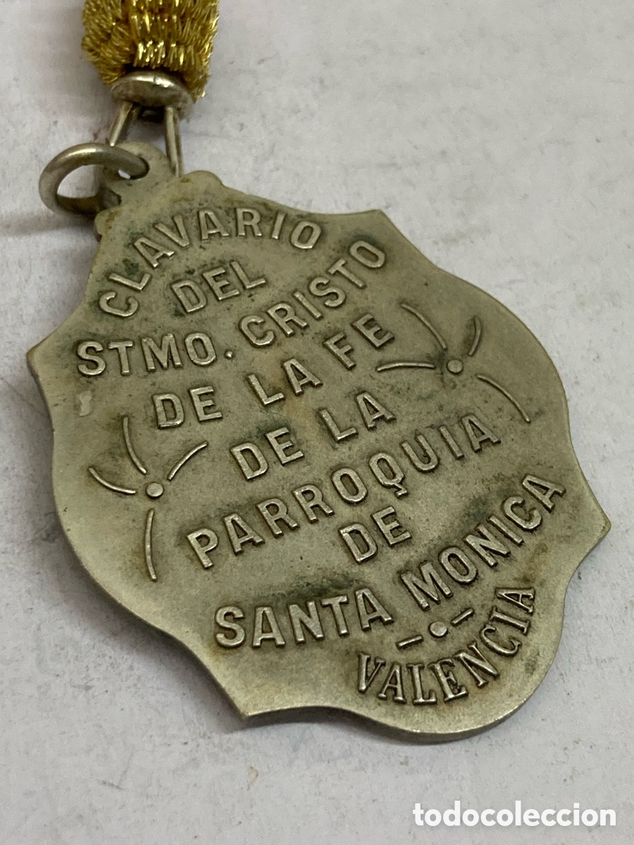 Antig&uuml;edades: Medalla de metal religiosa /ESC3 - Foto 3