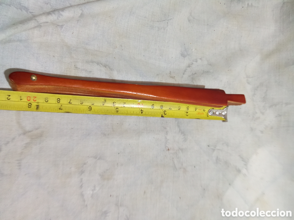 Antig&uuml;edades: ELEGANTE ABANICO DE MADERA - Foto 2
