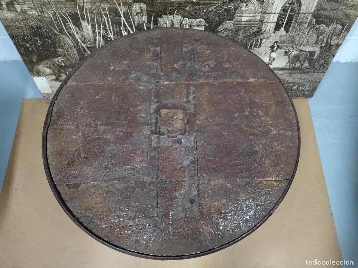 Antig&uuml;edades: Mesa de rueda de carro y forja de hierro - Foto 14