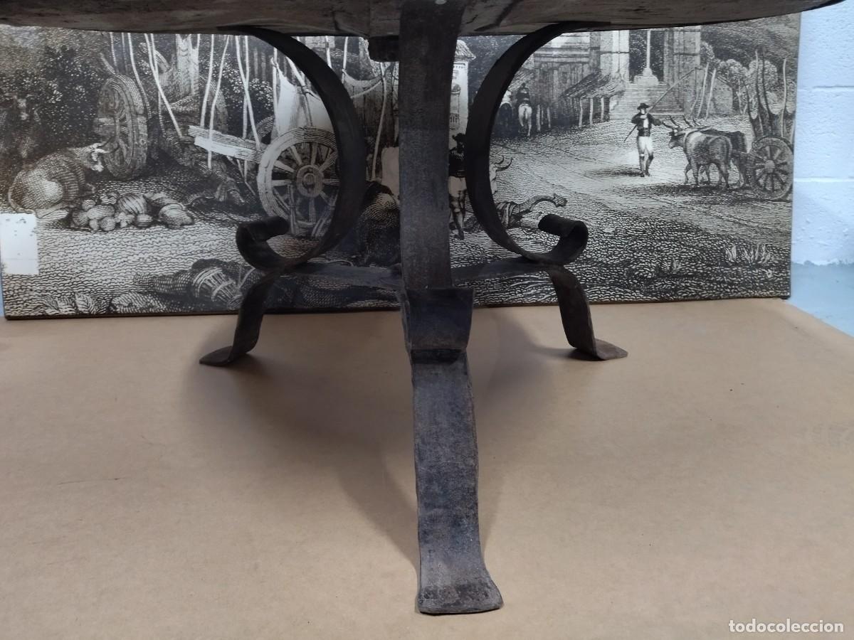 Antig&uuml;edades: Mesa de rueda de carro y forja de hierro - Foto 15