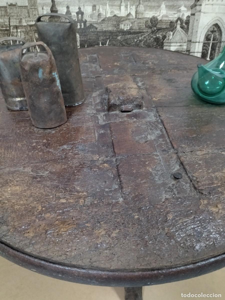 Antig&uuml;edades: Mesa de rueda de carro y forja de hierro - Foto 18