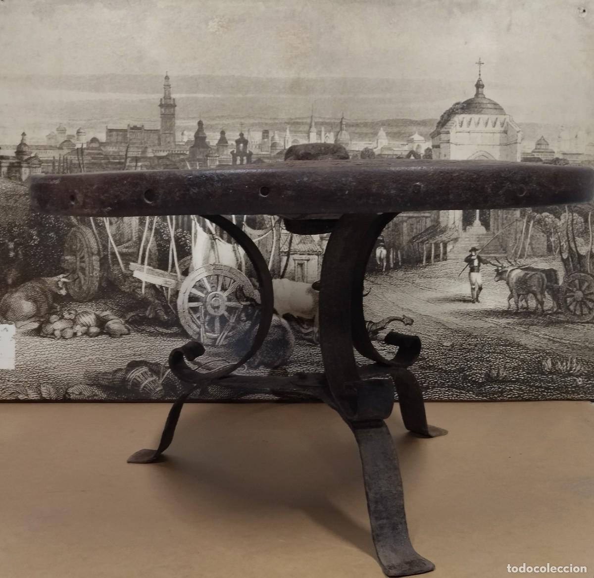 Antig&uuml;edades: Mesa de rueda de carro y forja de hierro - Foto 19