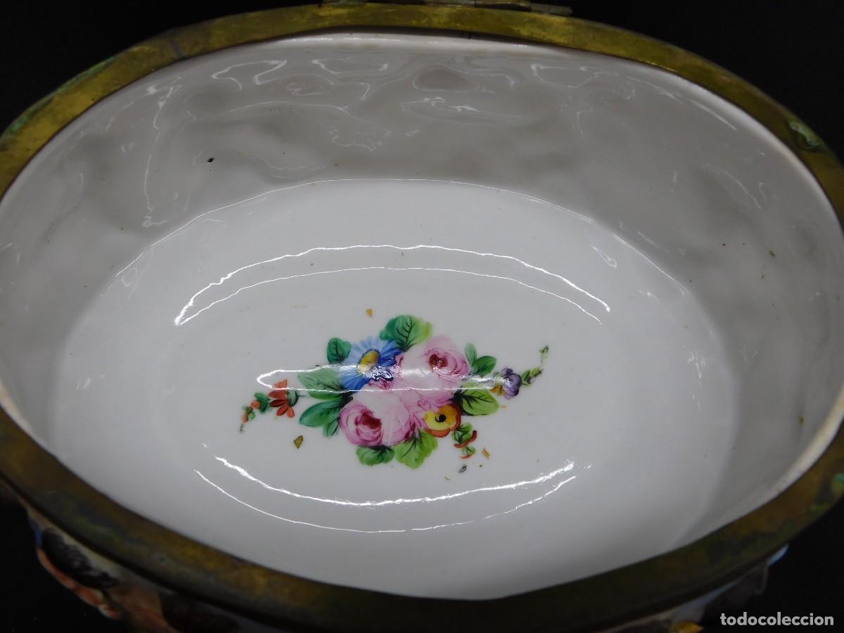 Antig&uuml;edades: CAJA PORCELANA CAPODIMONTE - Foto 9