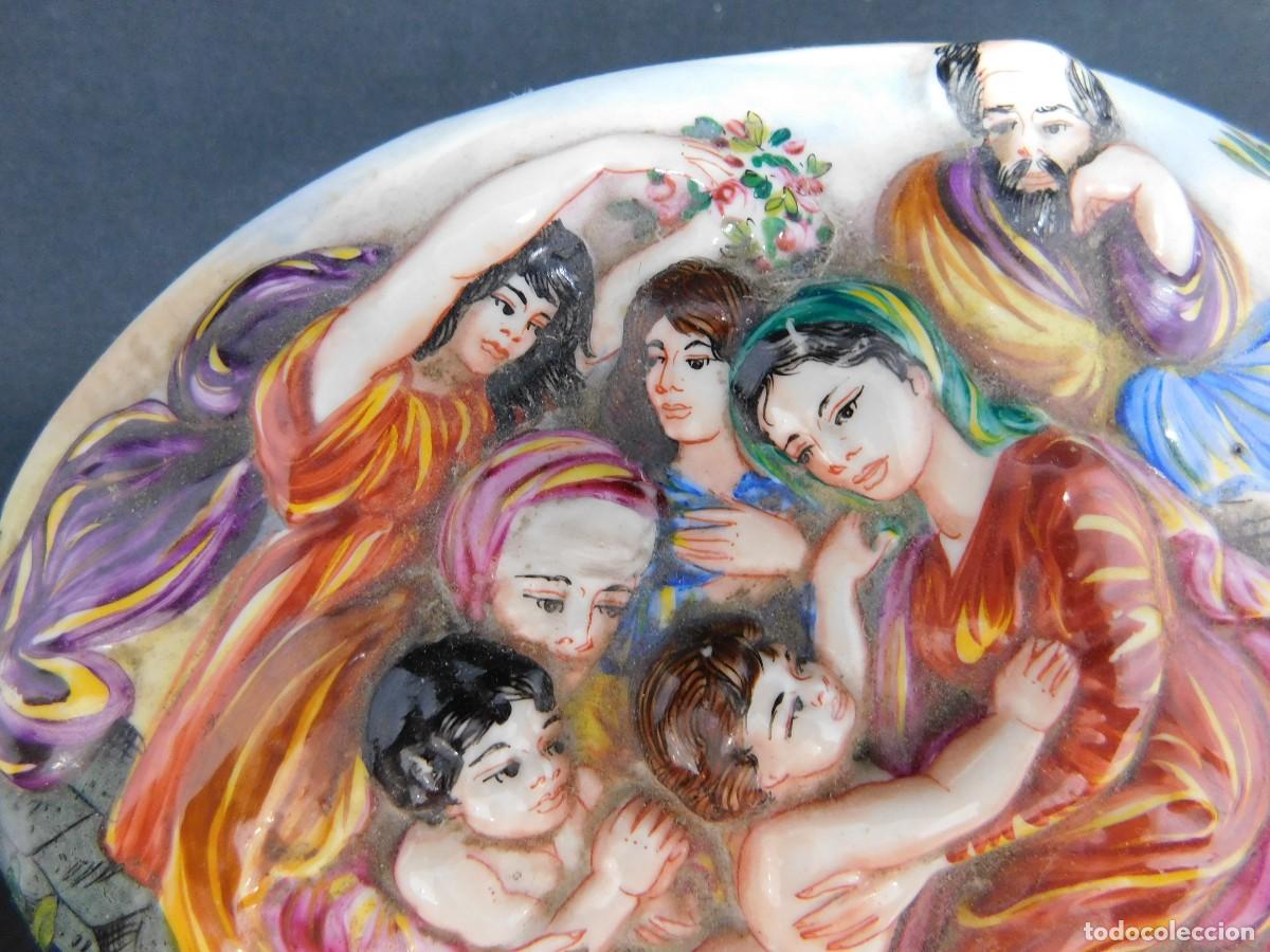 Antig&uuml;edades: CAJA PORCELANA CAPODIMONTE - Foto 15