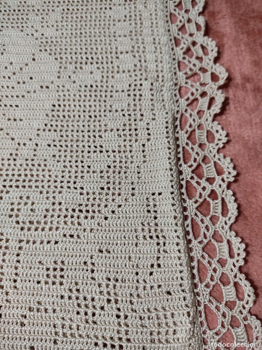 Antig&uuml;edades: FUNDA PARA COJ&Iacute;N DE CROCHET - Foto 1