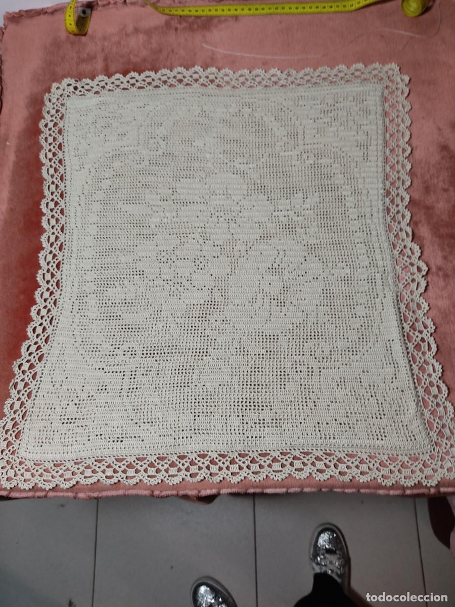 Antig&uuml;edades: FUNDA PARA COJ&Iacute;N DE CROCHET - Foto 2