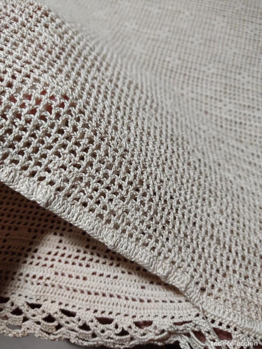 Antig&uuml;edades: FUNDA PARA COJ&Iacute;N DE CROCHET - Foto 5