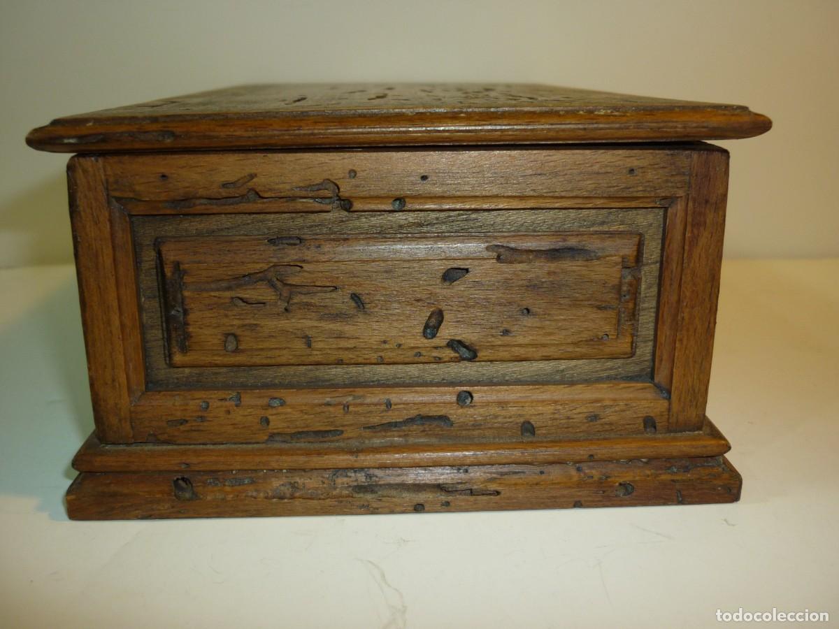 Antig&uuml;edades: CAJA DE MADERA RUSTICA - Foto 3