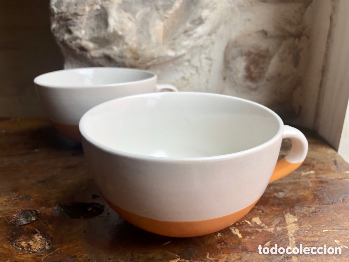 Antig&uuml;edades: 2 TAZAS DE DESAYUNO GRANDES . - Foto 2