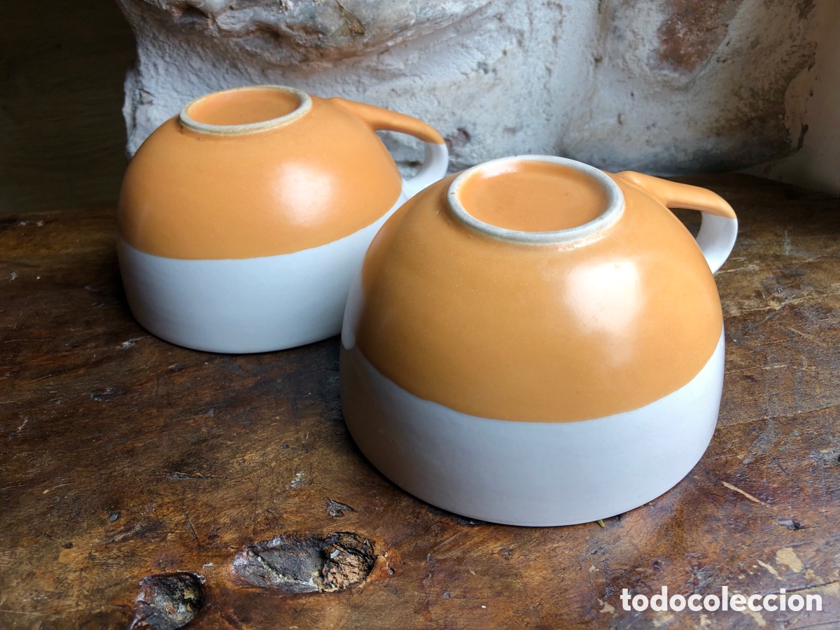 Antig&uuml;edades: 2 TAZAS DE DESAYUNO GRANDES . - Foto 3