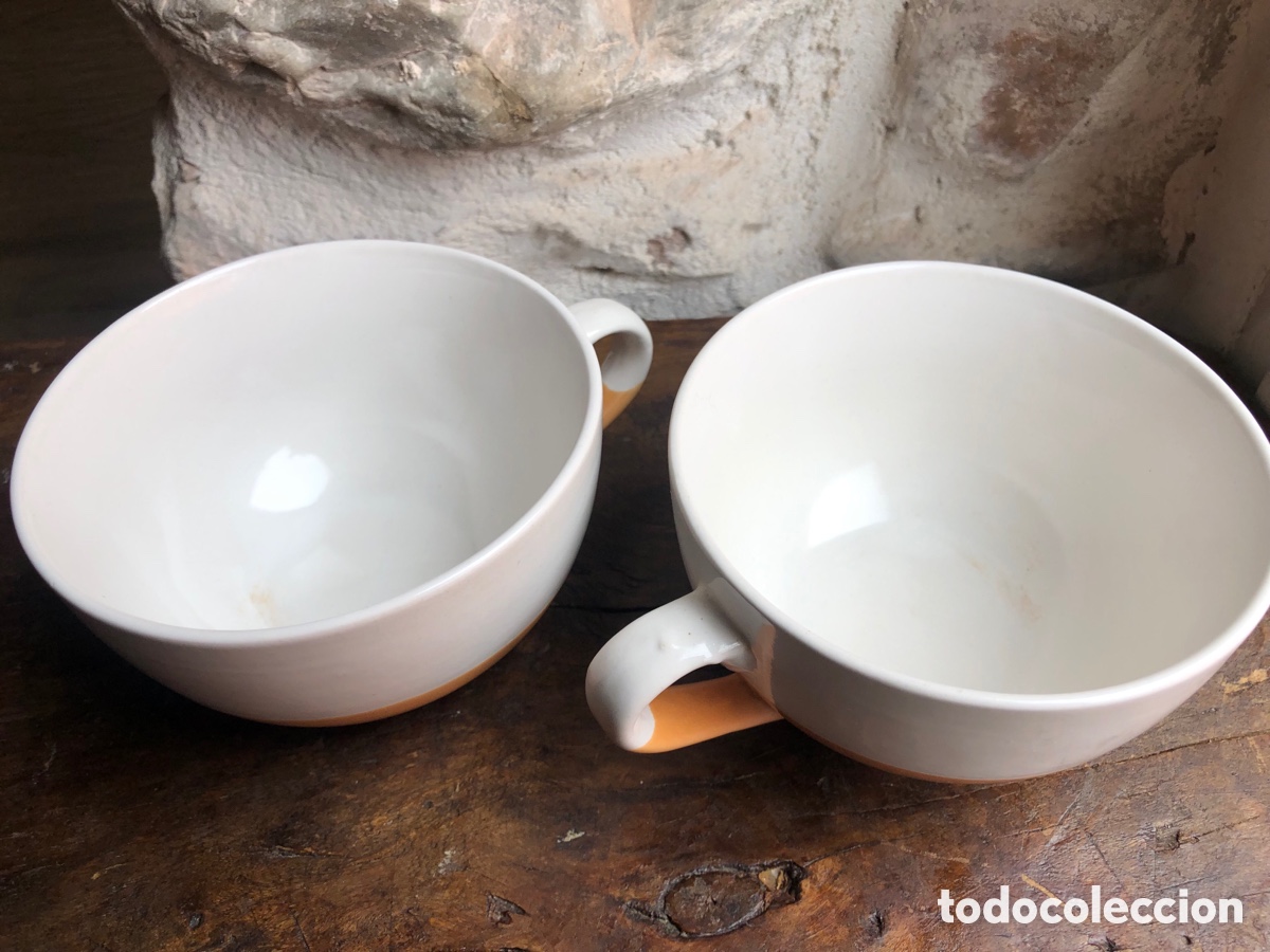 Antig&uuml;edades: 2 TAZAS DE DESAYUNO GRANDES . - Foto 4