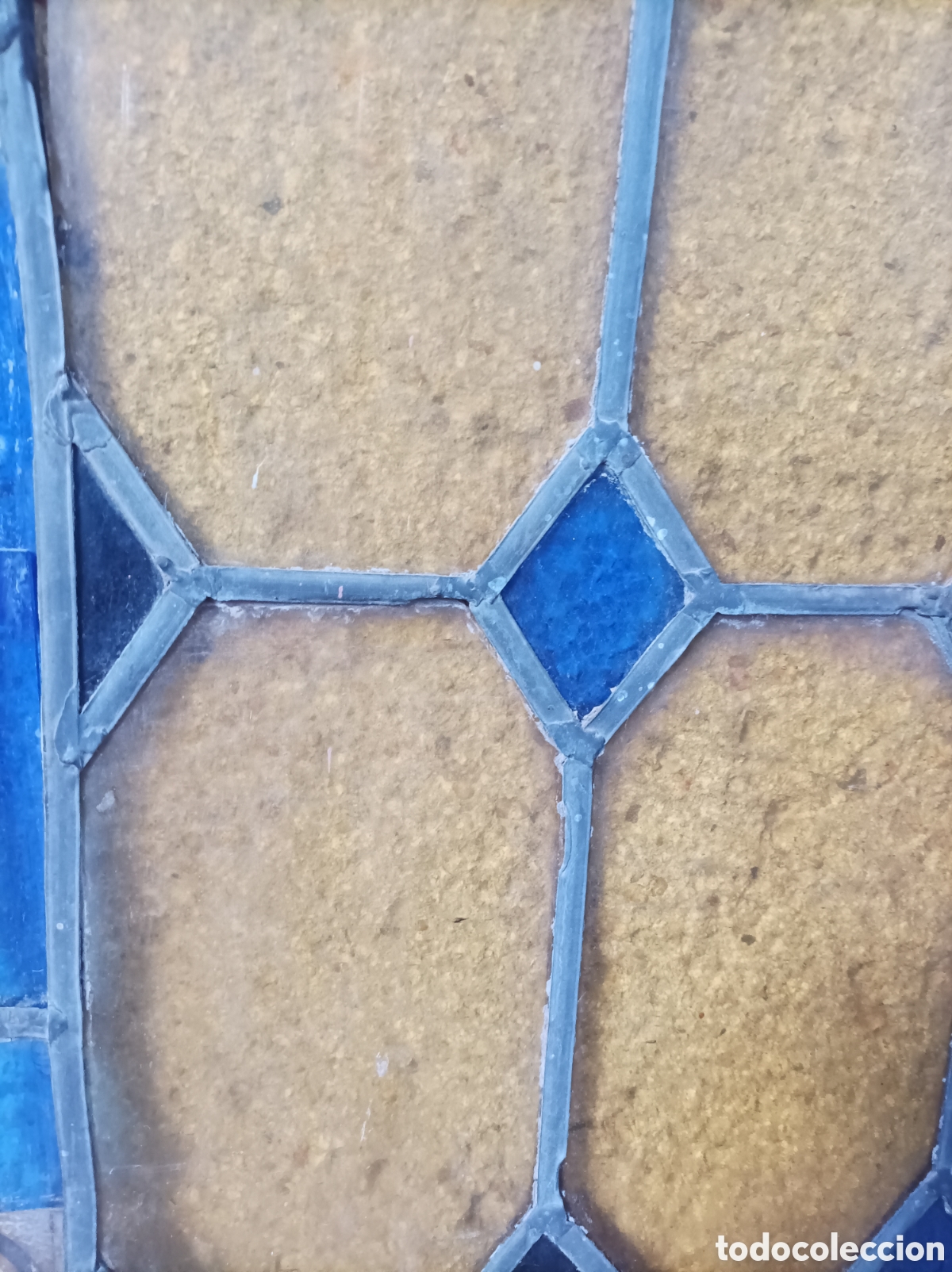 Antig&uuml;edades: Vidriera emplomada antigua - Foto 3