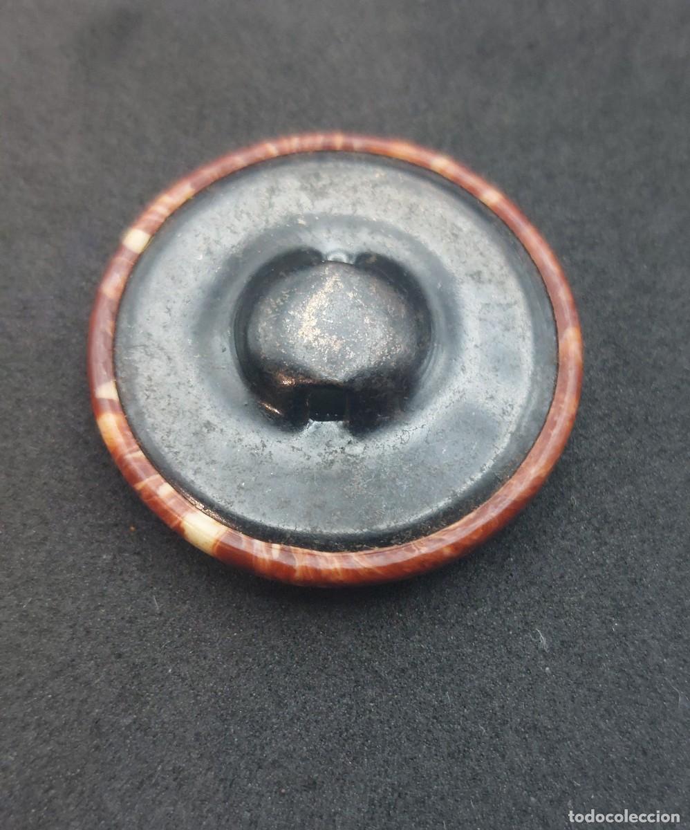 Antig&uuml;edades: BOT&Oacute;N SIMIL JASPE ROJO 27 mm - Foto 2