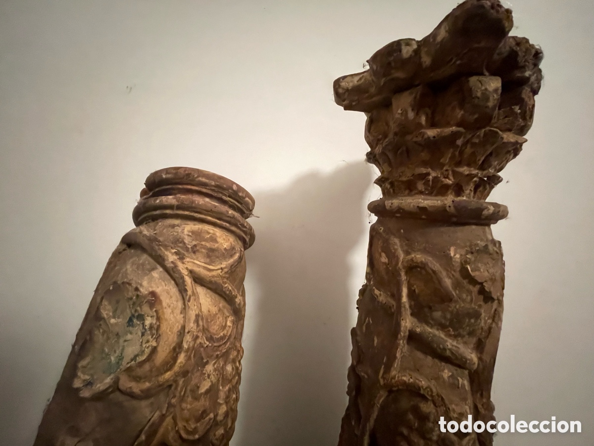 Antig&uuml;edades: Pareja de columnas barrocas - Foto 3