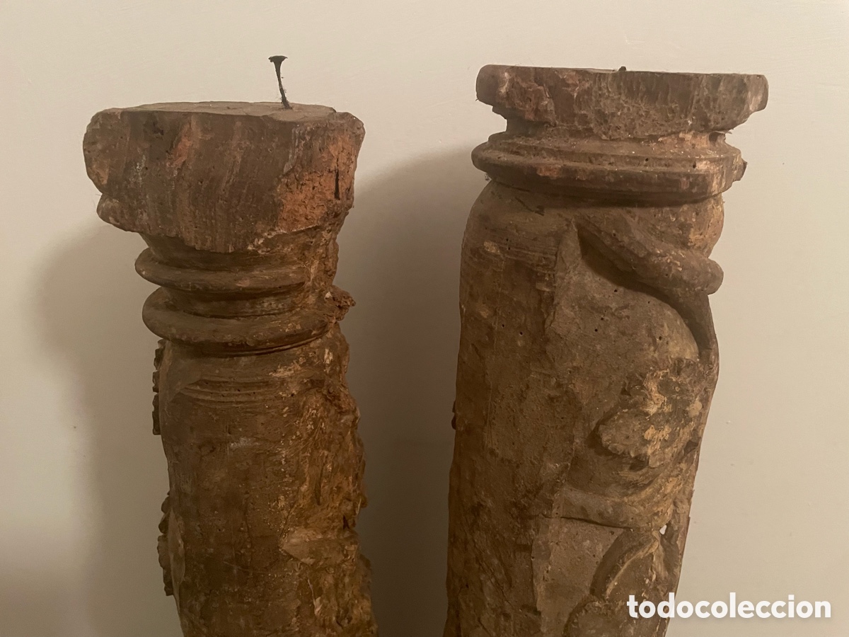 Antig&uuml;edades: Pareja de columnas barrocas - Foto 7
