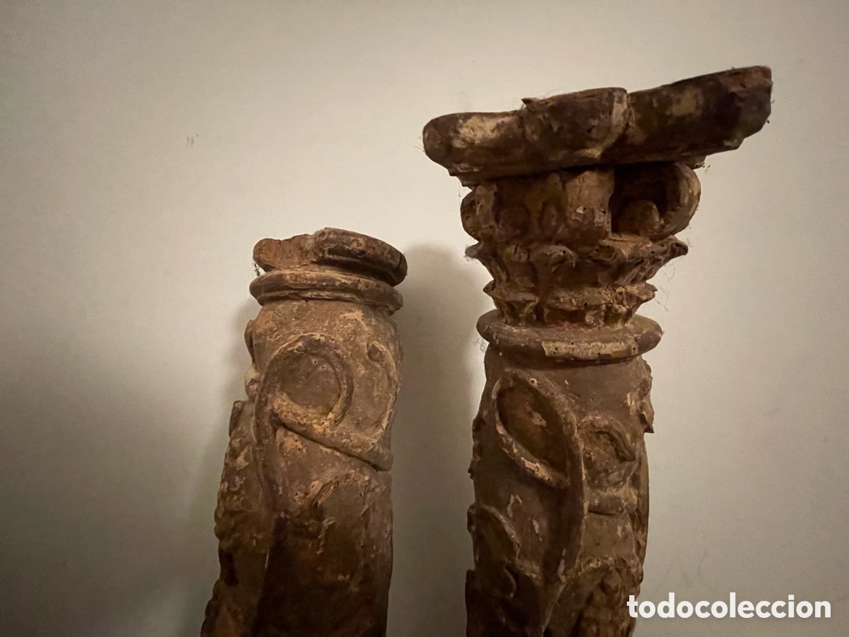 Antig&uuml;edades: Pareja de columnas barrocas - Foto 8