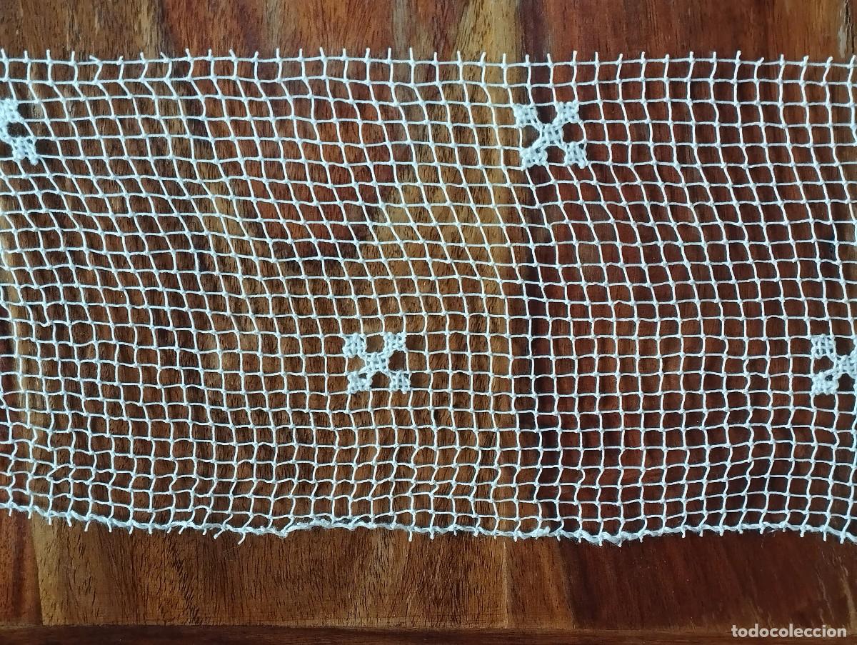 Antig&uuml;edades: FRAGMENTO DE ENCAJE DE MALLA - Foto 9