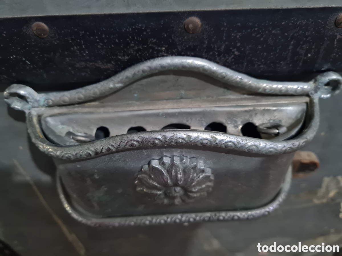 Antig&uuml;edades: Antiguo cenicero de tren - Foto 4
