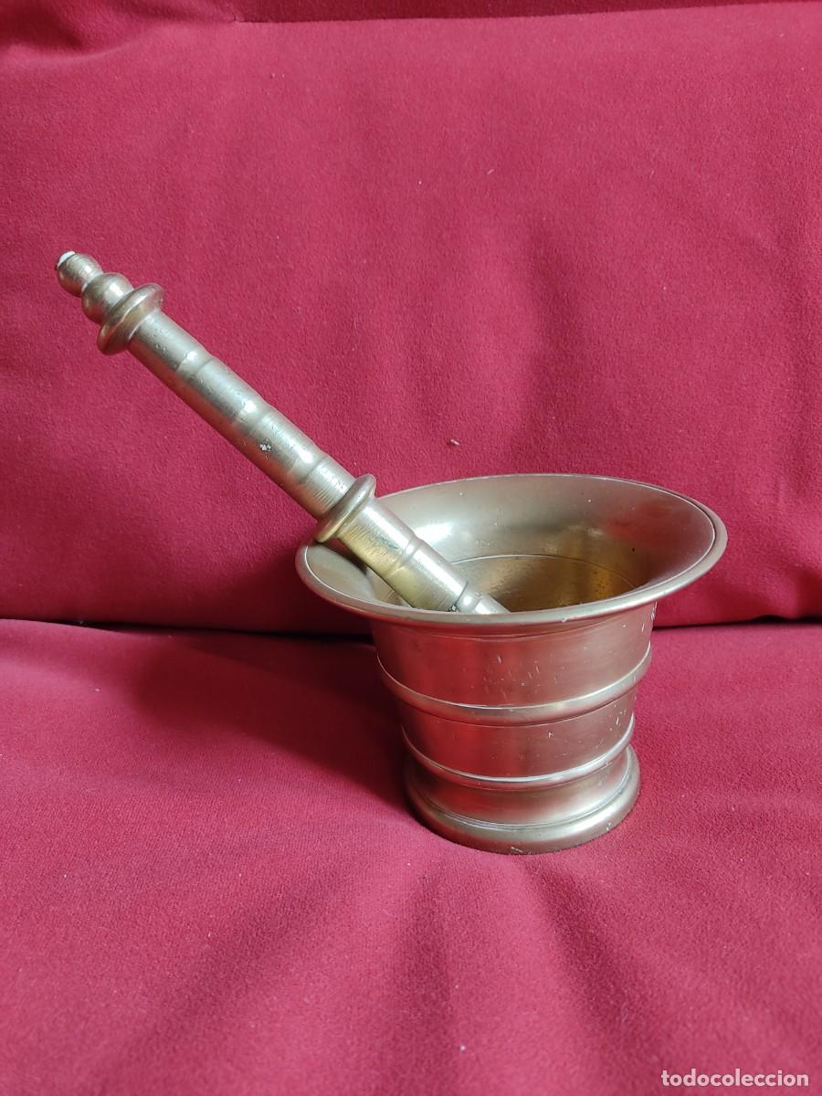 Antiguidades: ALMIREZ DE BRONCE SIGLO XIX