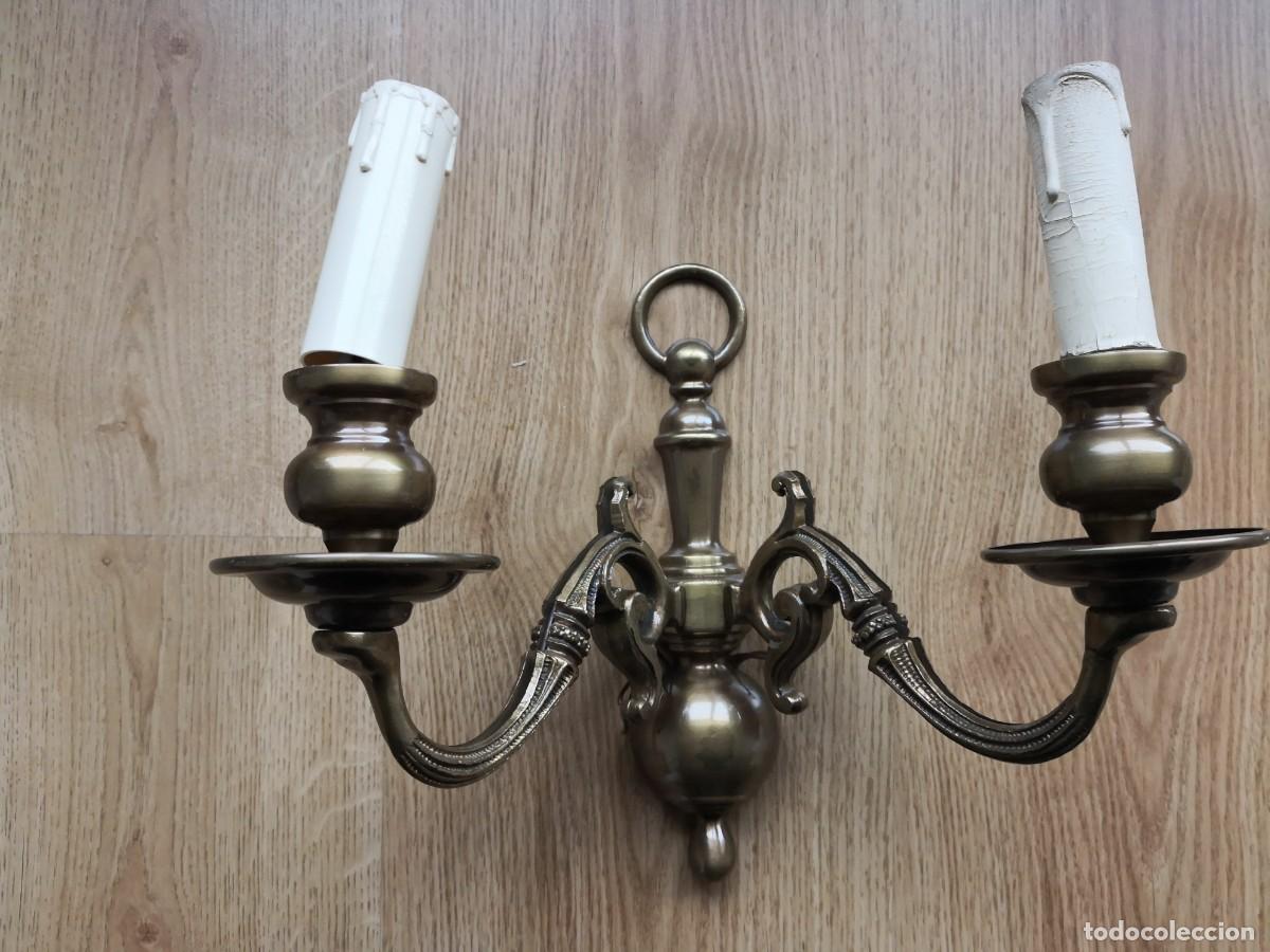 Antig&uuml;edades: APLIQUE EN BRONCE - Foto 1