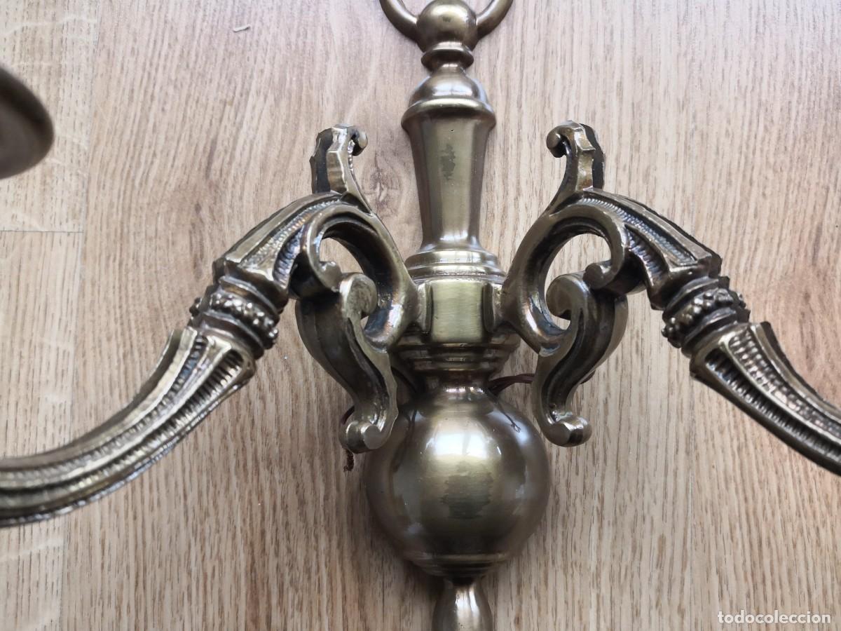 Antig&uuml;edades: APLIQUE EN BRONCE - Foto 2
