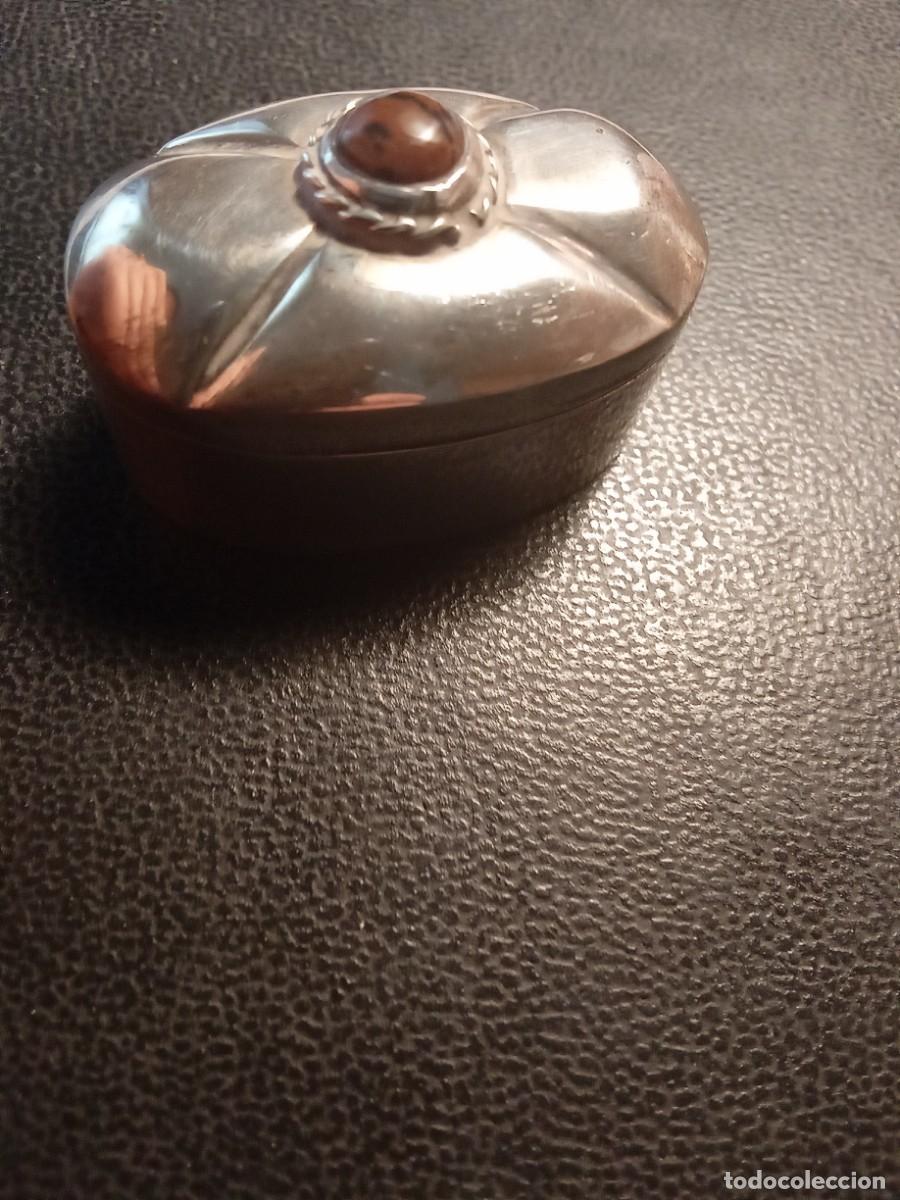 Antig&uuml;edades: Pastillero de plata antiguo.Old Silver pillbox. - Foto 2