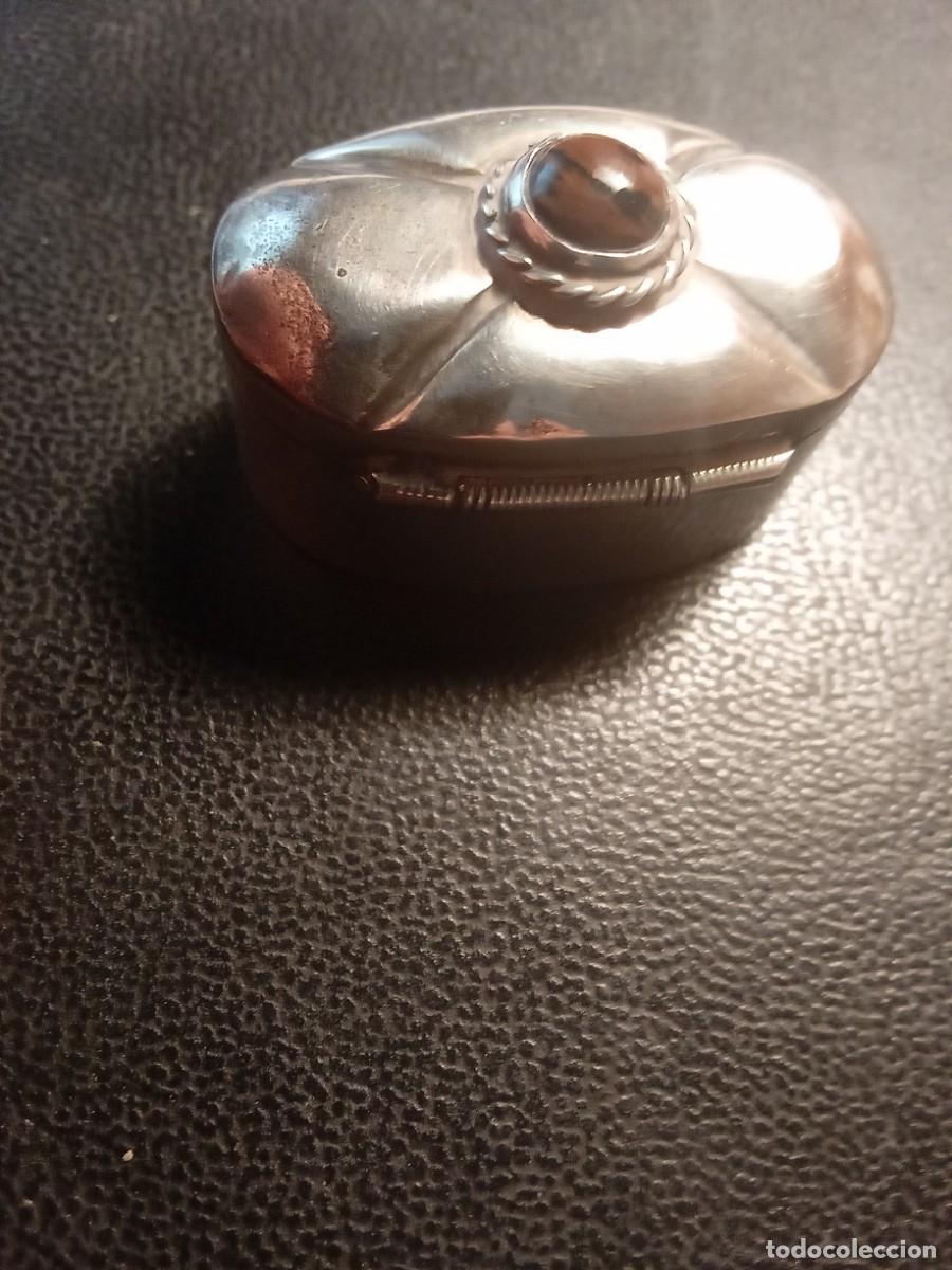 Antig&uuml;edades: Pastillero de plata antiguo.Old Silver pillbox. - Foto 4
