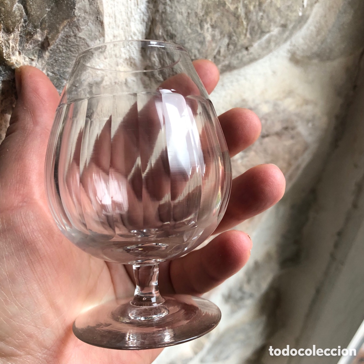 Antig&uuml;edades: 4 COPAS DE CRISTAL ANTIGUOS - Foto 2