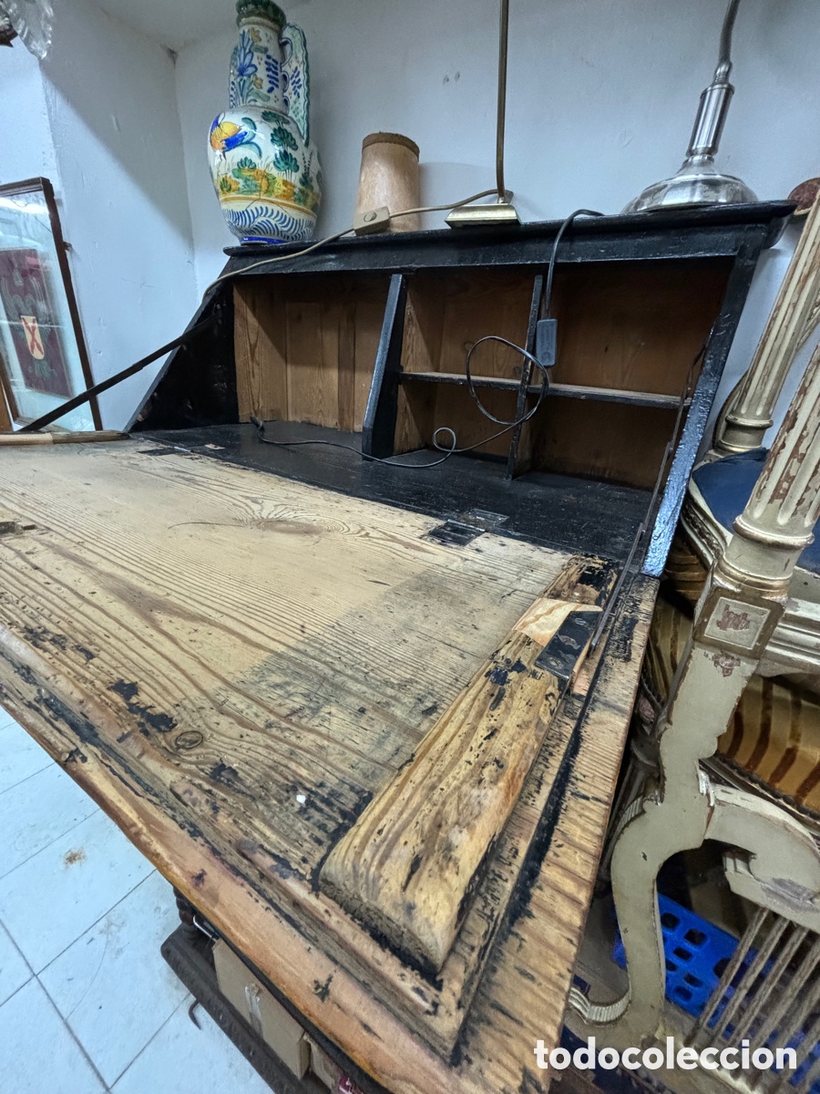 Antig&uuml;edades: Bur&oacute; policromado S XIX - Foto 4